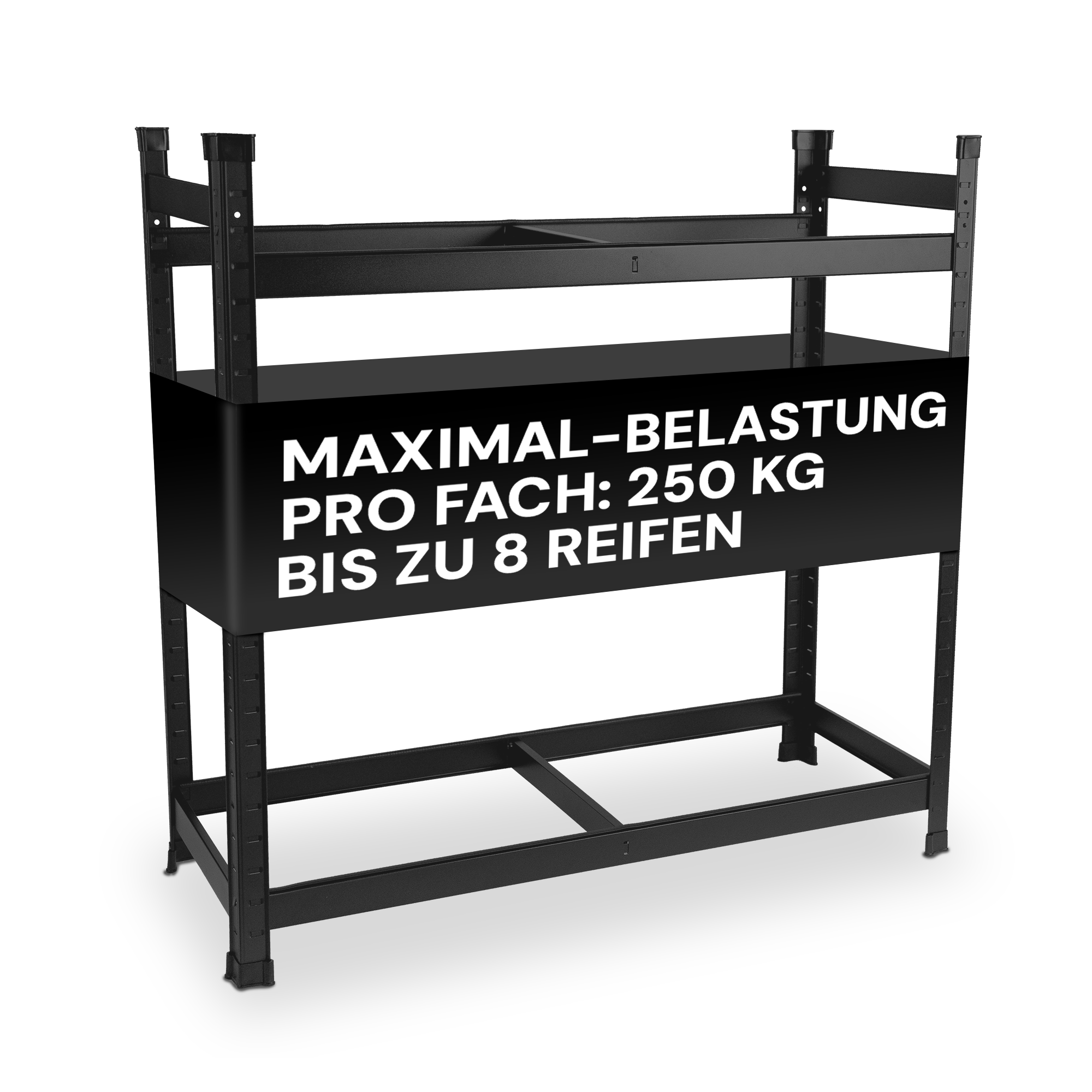 ALL Reifenregal-Set für 8 Reifen ideal für Lager & Keller