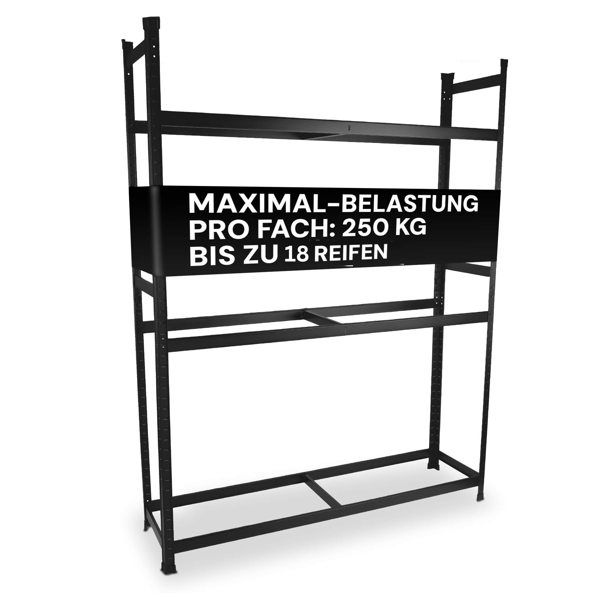 ALL Reifenregal-Set für 18 Reifen ideal für Lager & Keller