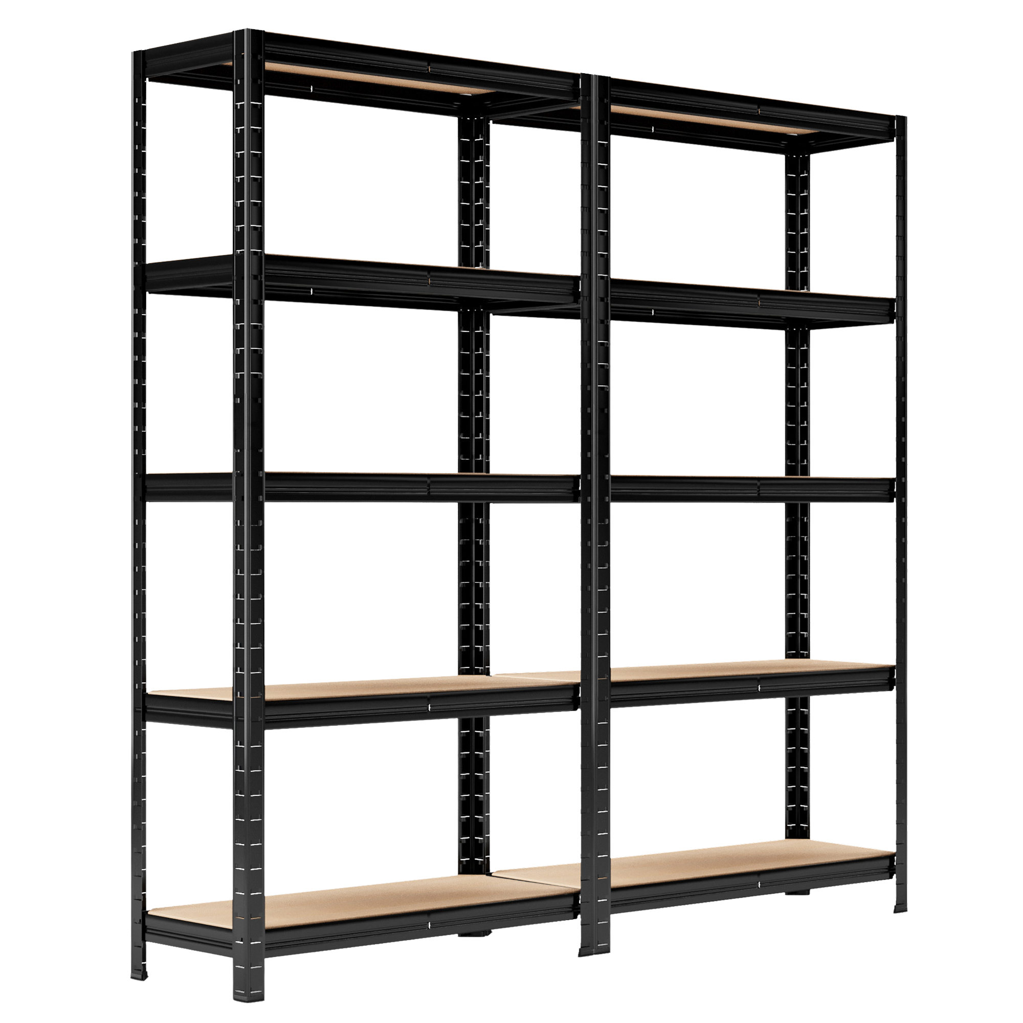 ALLSHELF Schwerlastregal-Set 150x75x30cm