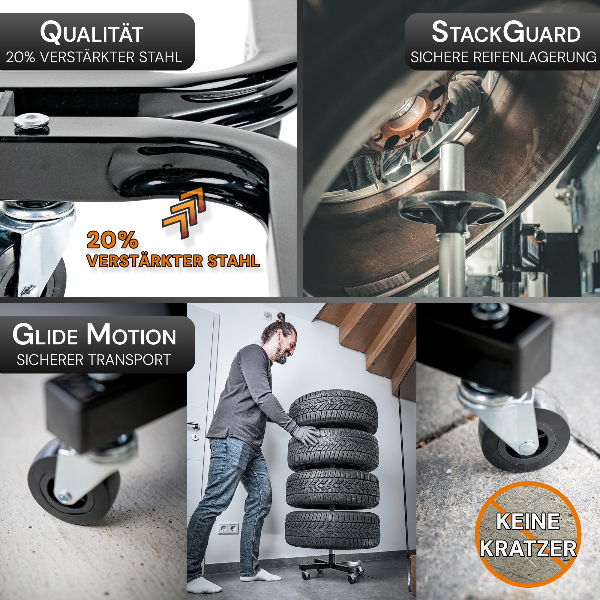 Felgenbaum bis 295mm mit 150KG Traglast