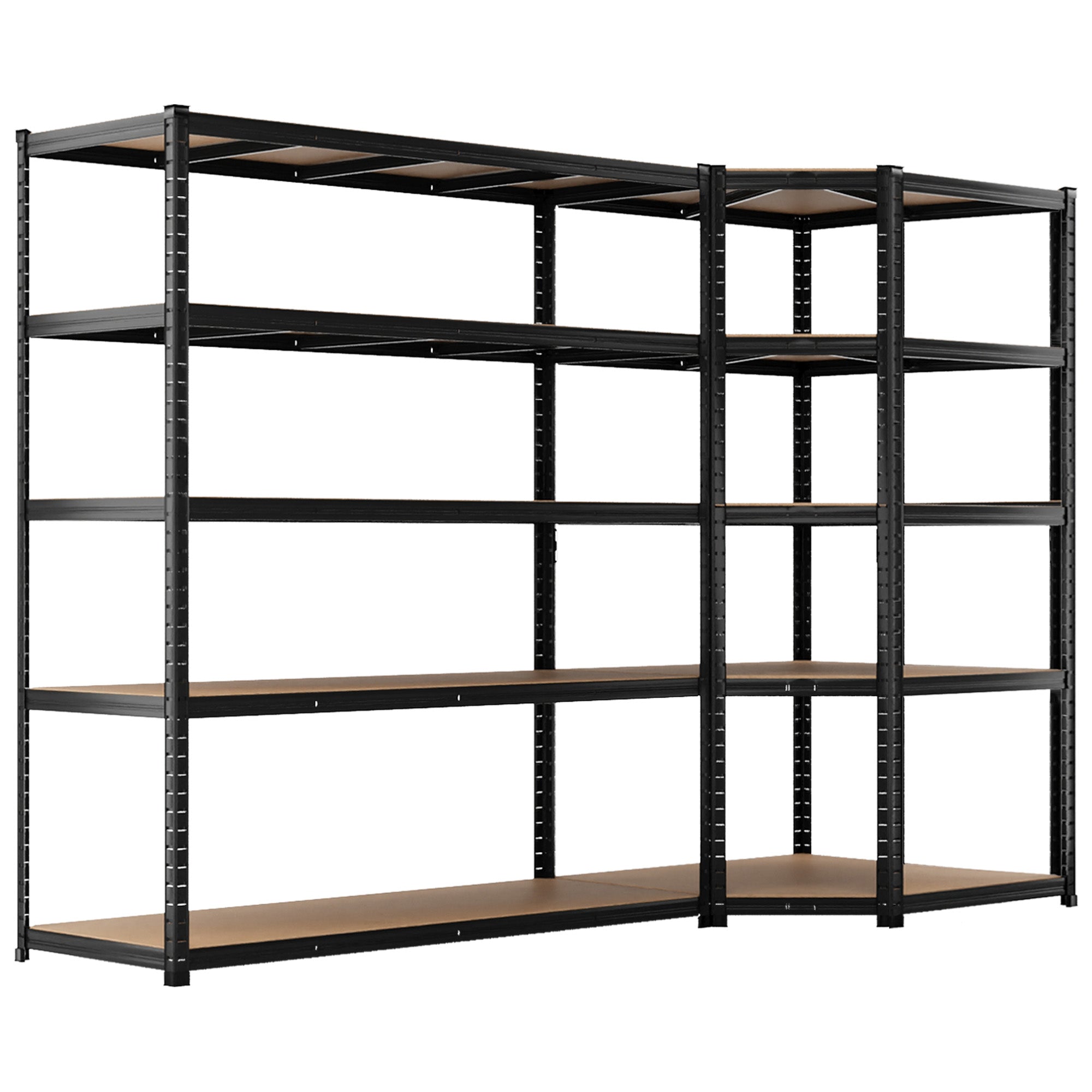 ALLSHELF Eckregal 1x 180x150x60cm + 1x 180x90x60cm