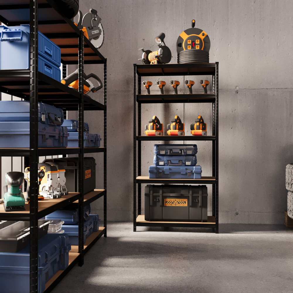 Schwerlastregal 200x100x50: Kompakt lagern, stark belasten