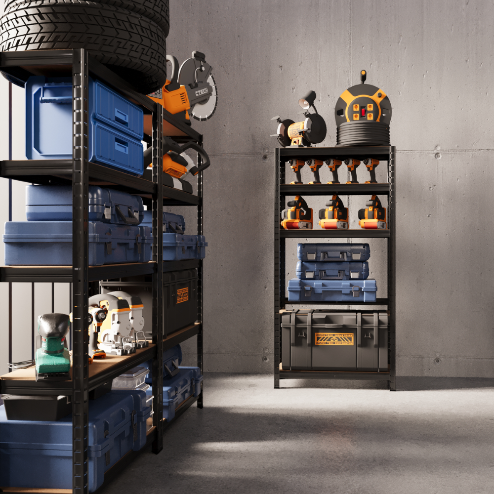 Schwerlastregal 150x75x30 – Die clevere Lösung für kleine Räume