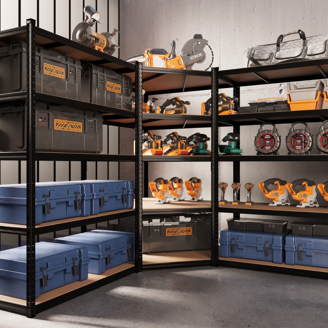 Eck Regale für Keller und Garage: Wie du ungenutzte Ecken in wertvollen Stauraum verwandelst