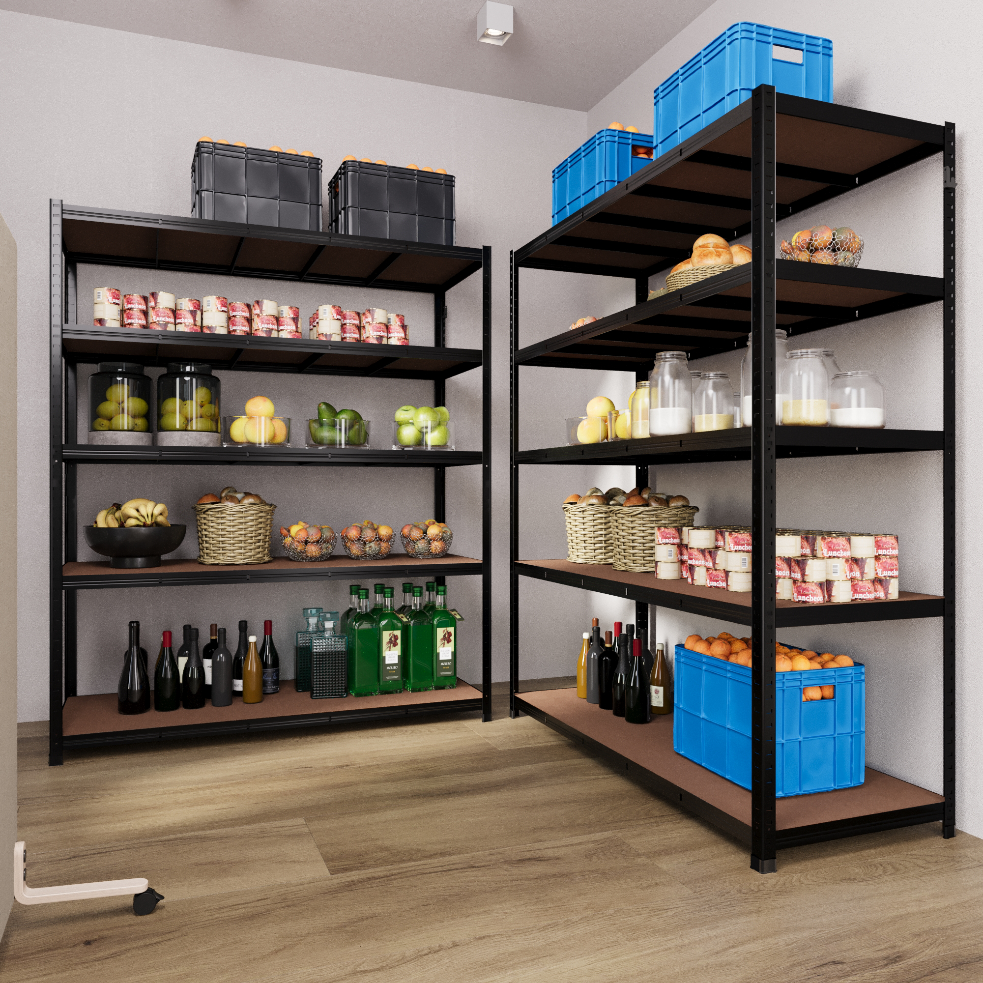 Schwerlastregal 180x120x60: Das vielseitige Standardmaß für Keller und Garage