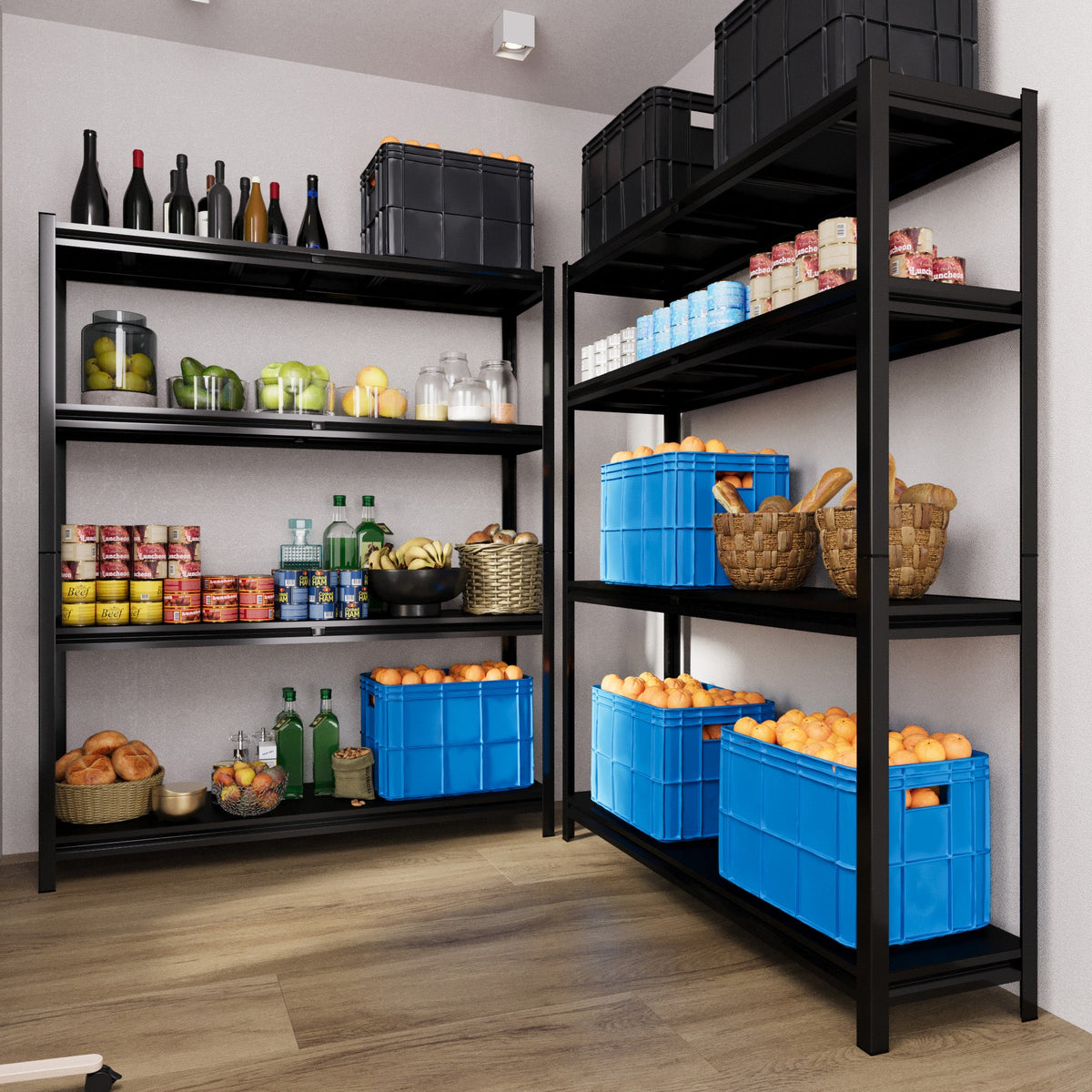 Metallregal 50 cm tief: Der praktische Mittelweg für Keller, Garage und Werkstatt