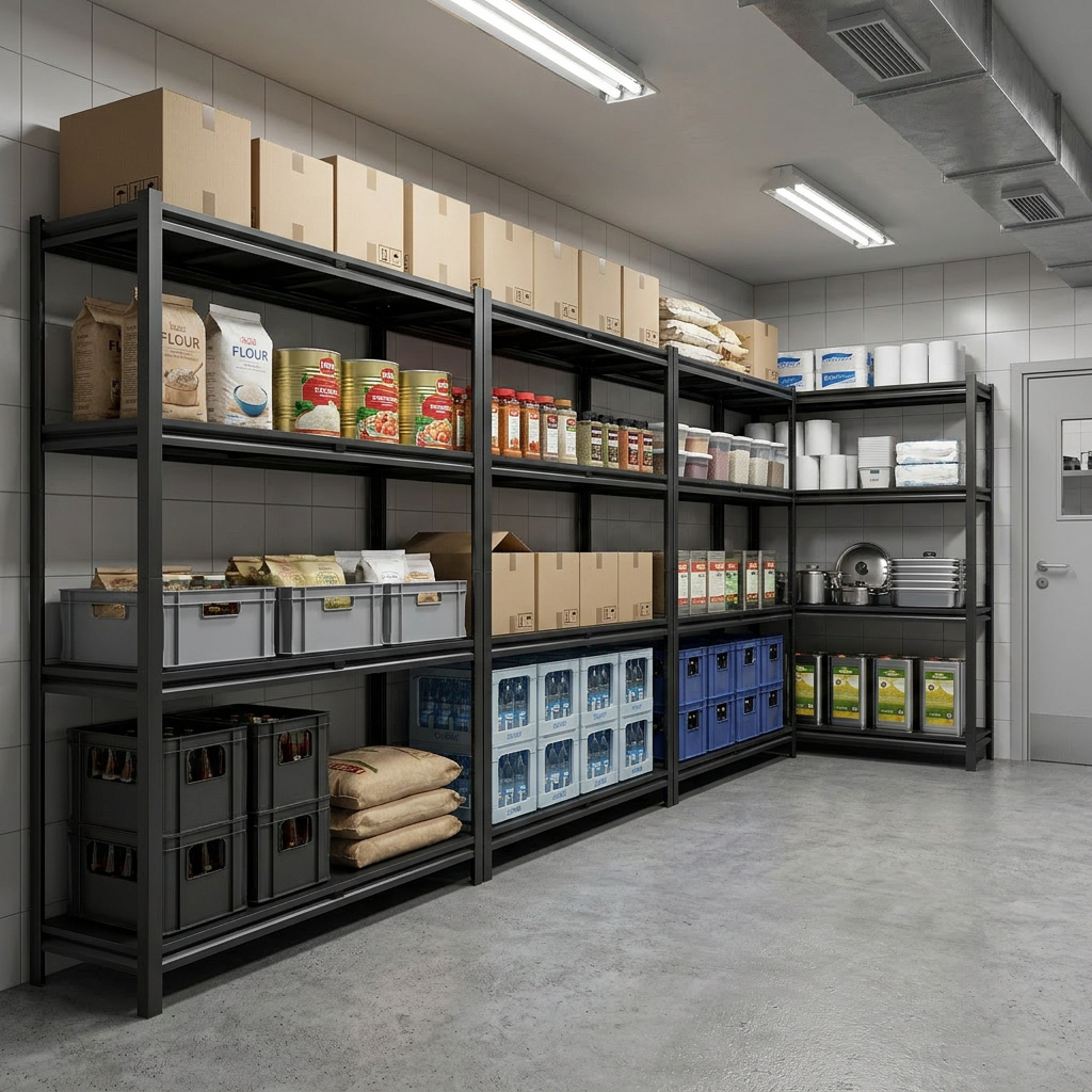 Metallregal 120 cm breit: Mehr Lagerfläche für Keller, Garage, Küche und Werkstatt