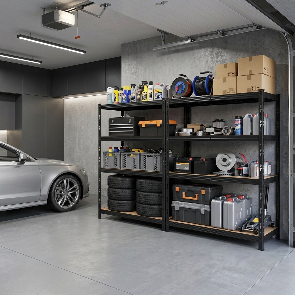 Lagerregal für Zuhause: Mehr Ordnung in Garage und Keller