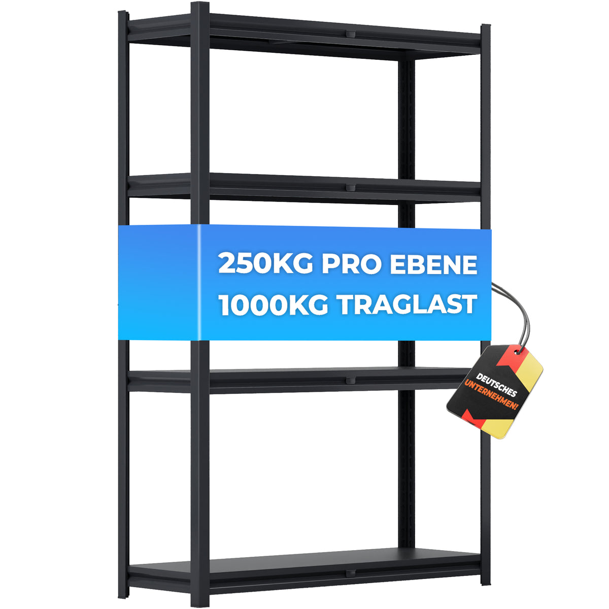 ALLSHELF Metallregal 180x120x40cm – Bild 8