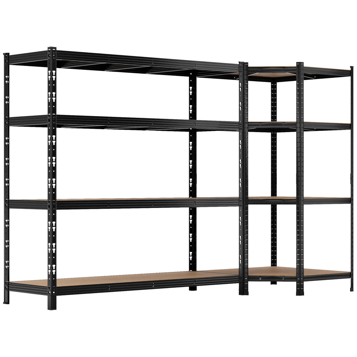 ALLSHELF Eckregal 1x 180x180x60cm + 1x 180x90x60cm – Bild 1