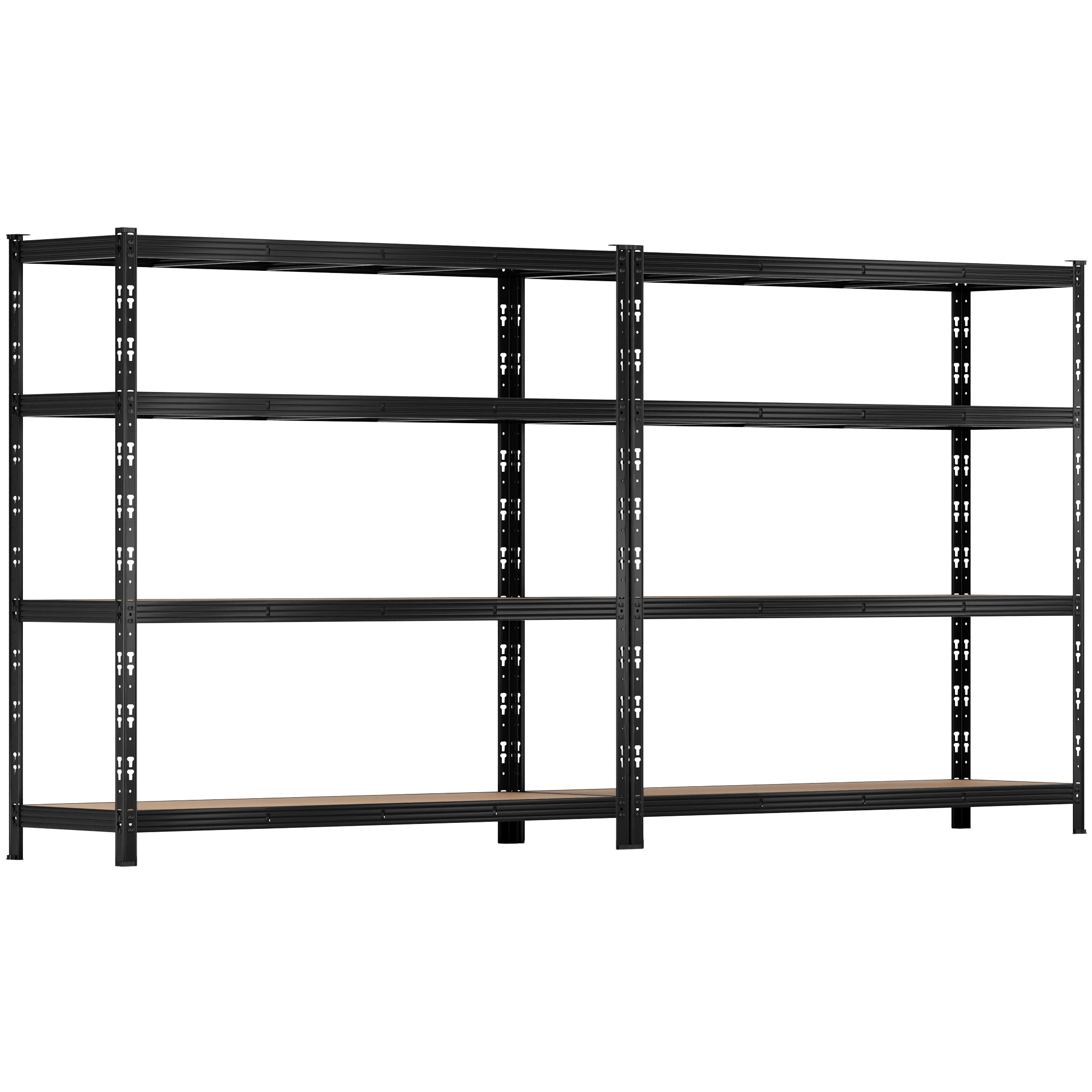 ALLSHELF Schwerlastregal-Set 180x180x60cm