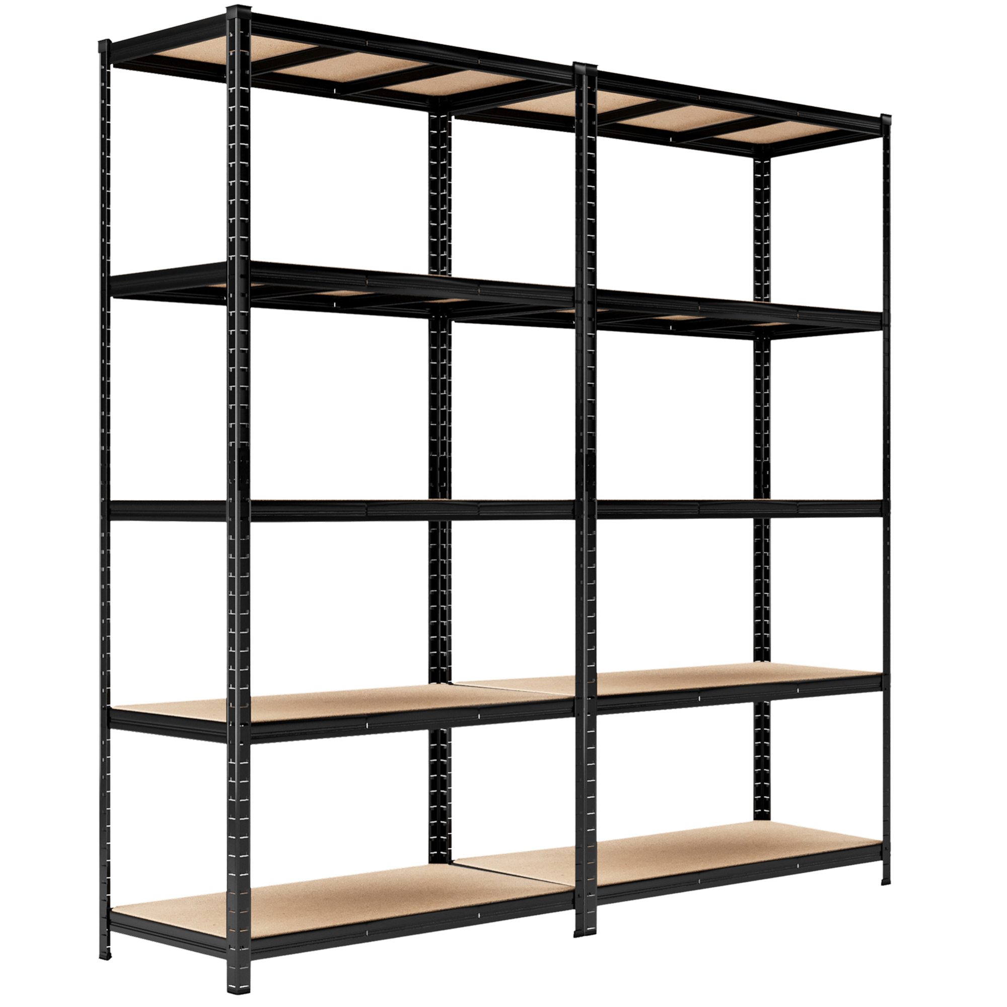 ALLSHELF Schwerlastregal-Set 200x100x50cm