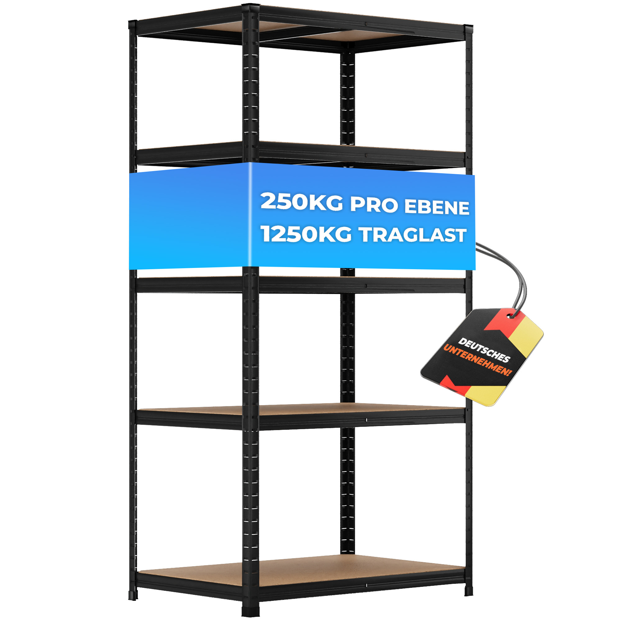 ALL Schwerlastregal 180x90x60cm