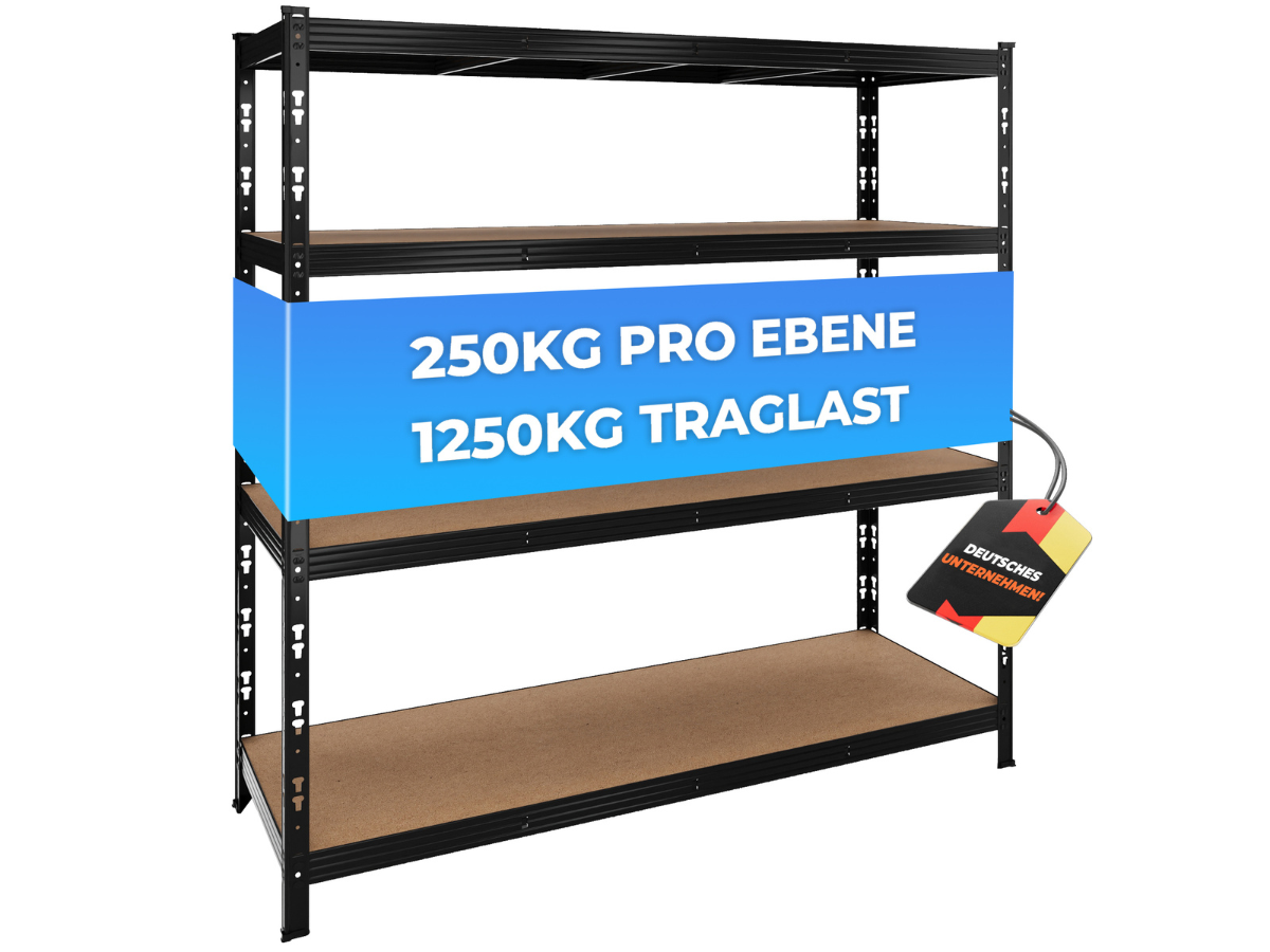 ALLSHELF Schwerlastregal 180x180x60