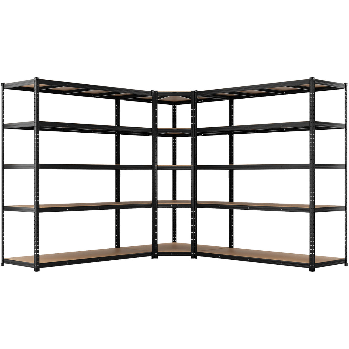 ALLSHELF Eckregal 2x 180x150x60cm + 1x 180x90x60cm – Bild 1