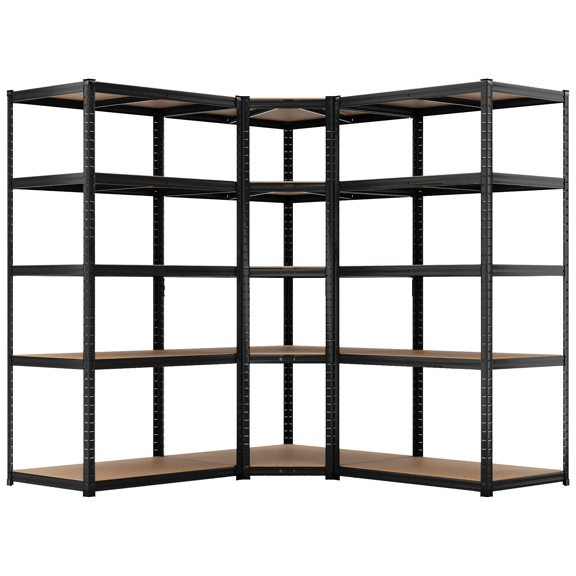 ALLSHELF Eckregal 2x 180x90x60cm + 1x 180x90x60cm