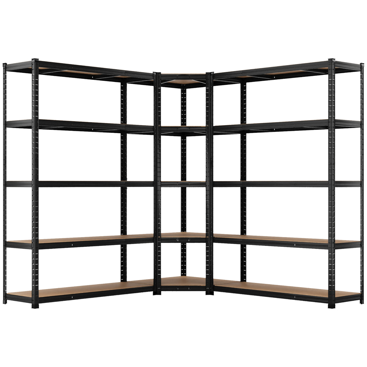 ALLSHELF Eckregal 2x 180x120x40cm + 1x 180x70x40cm – Bild 1