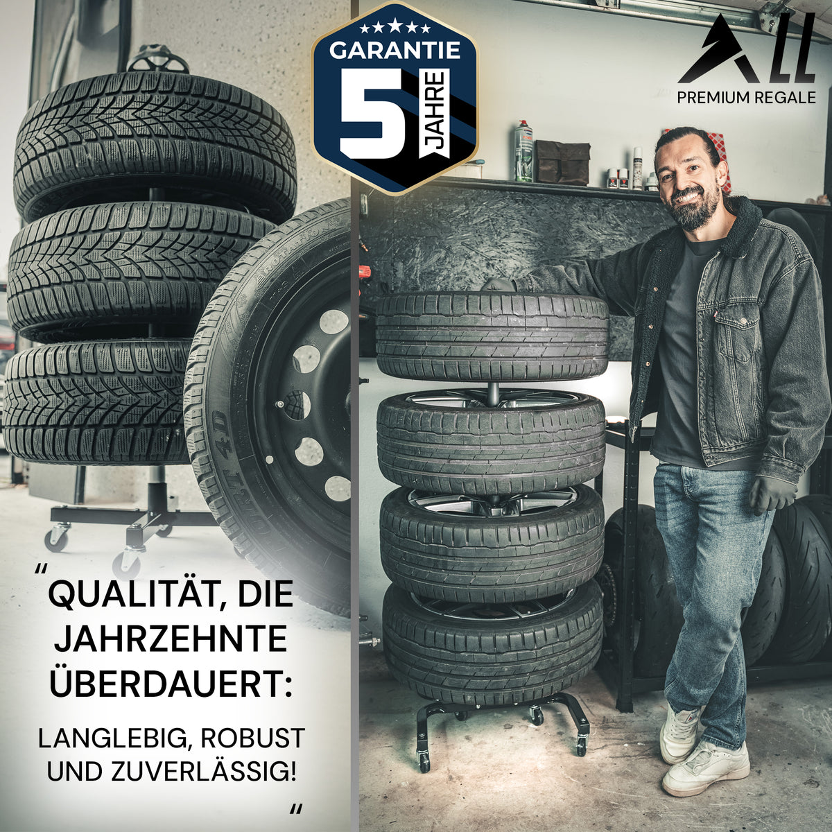 ALLSHELF Felgenbaum bis 295mm mit 150KG Traglast – Bild 7