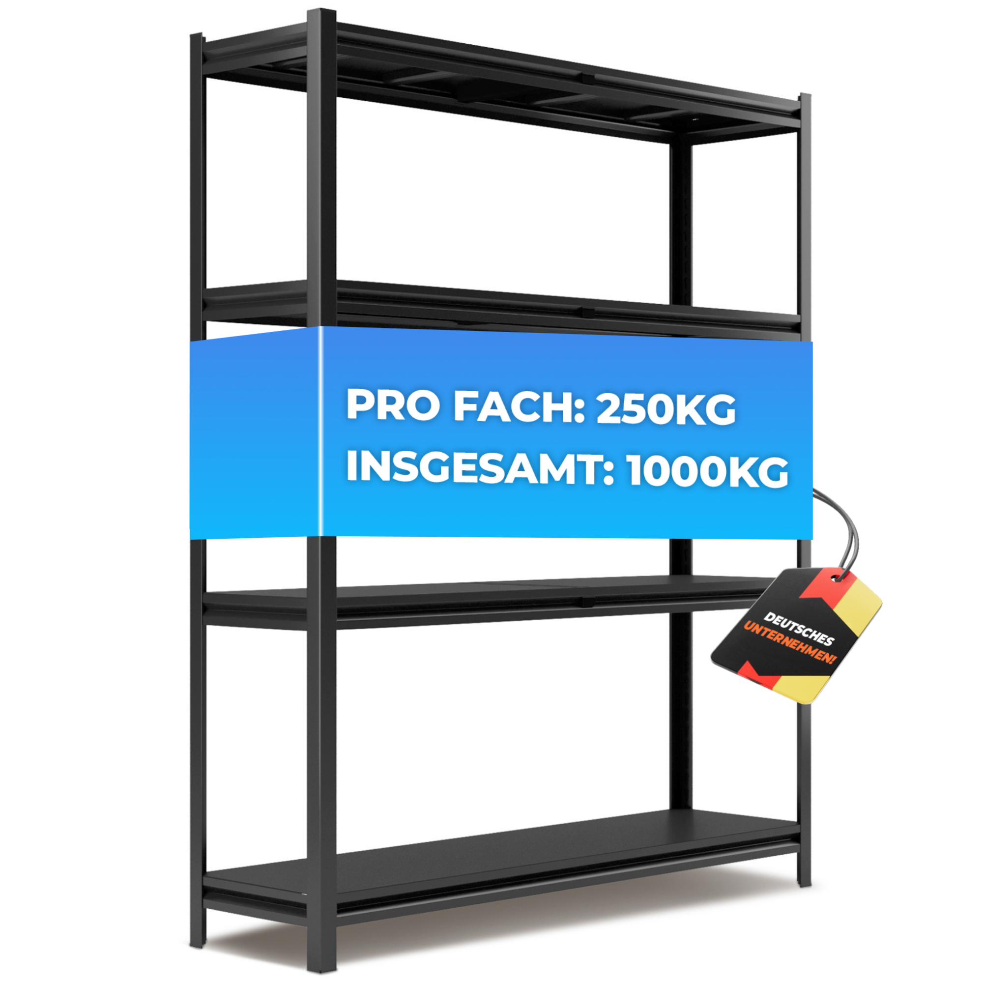 ALL Metallregal 180x150x40cm