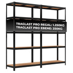 ALL Schwerlastregal-Set 180x90x40cm ideal für Lager & Keller