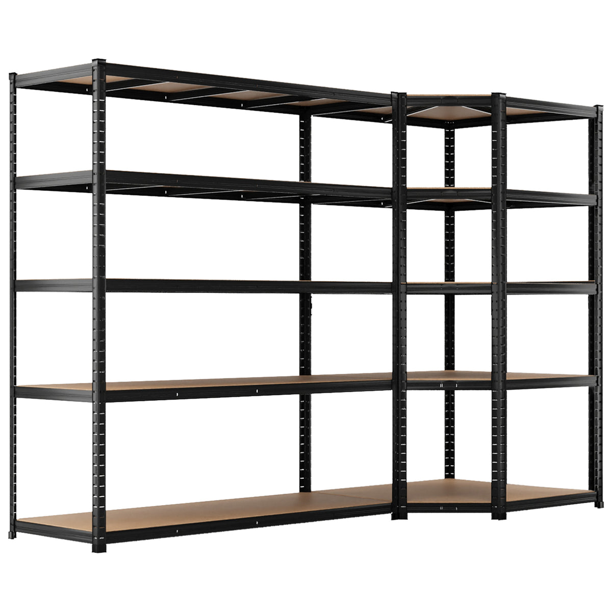 ALLSHELF Eckregal 1x 180x150x60cm + 1x 180x90x60cm – Bild 1
